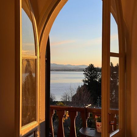 Vsc Apartment - Appartamento In Villa Storica Vista Lago E Piscina Lesa Zewnętrze zdjęcie