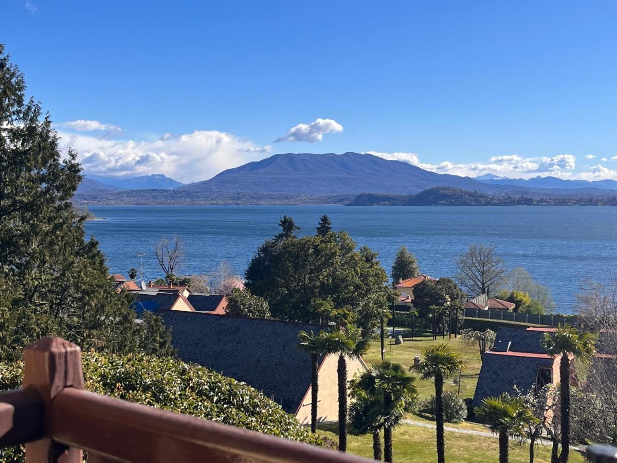 Vsc Apartment - Appartamento In Villa Storica Vista Lago E Piscina Lesa Zewnętrze zdjęcie