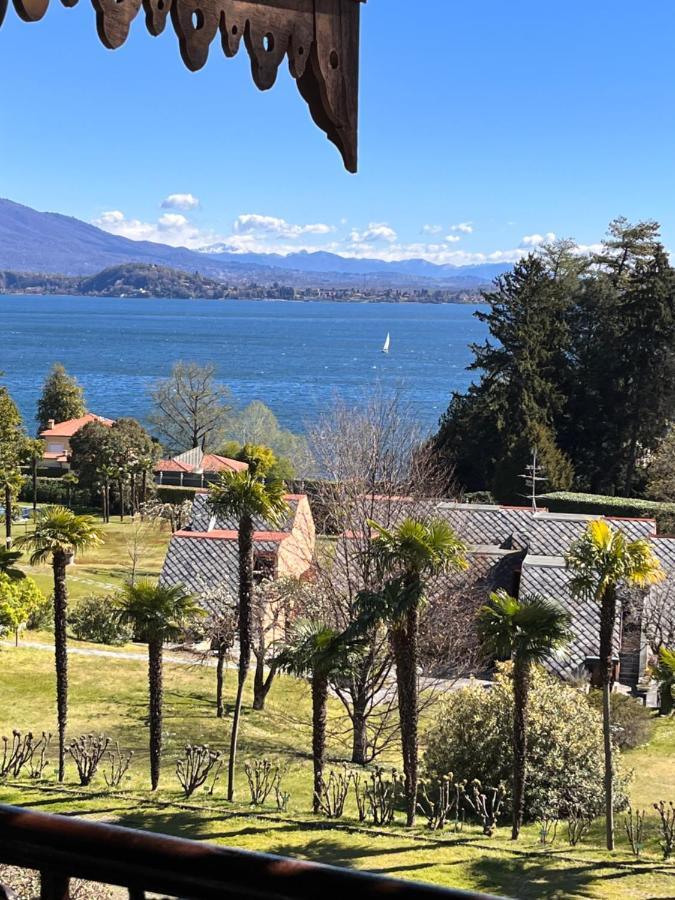 Vsc Apartment - Appartamento In Villa Storica Vista Lago E Piscina Lesa Zewnętrze zdjęcie
