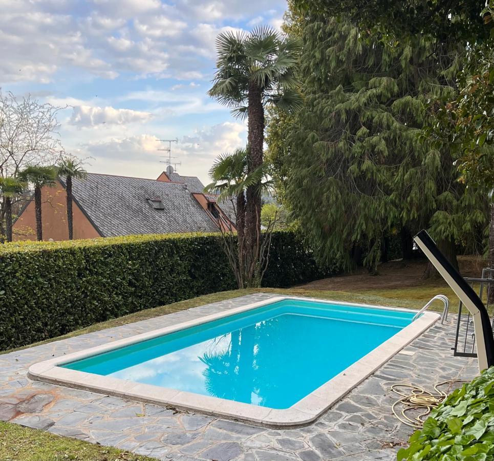 Vsc Apartment - Appartamento In Villa Storica Vista Lago E Piscina Lesa Zewnętrze zdjęcie