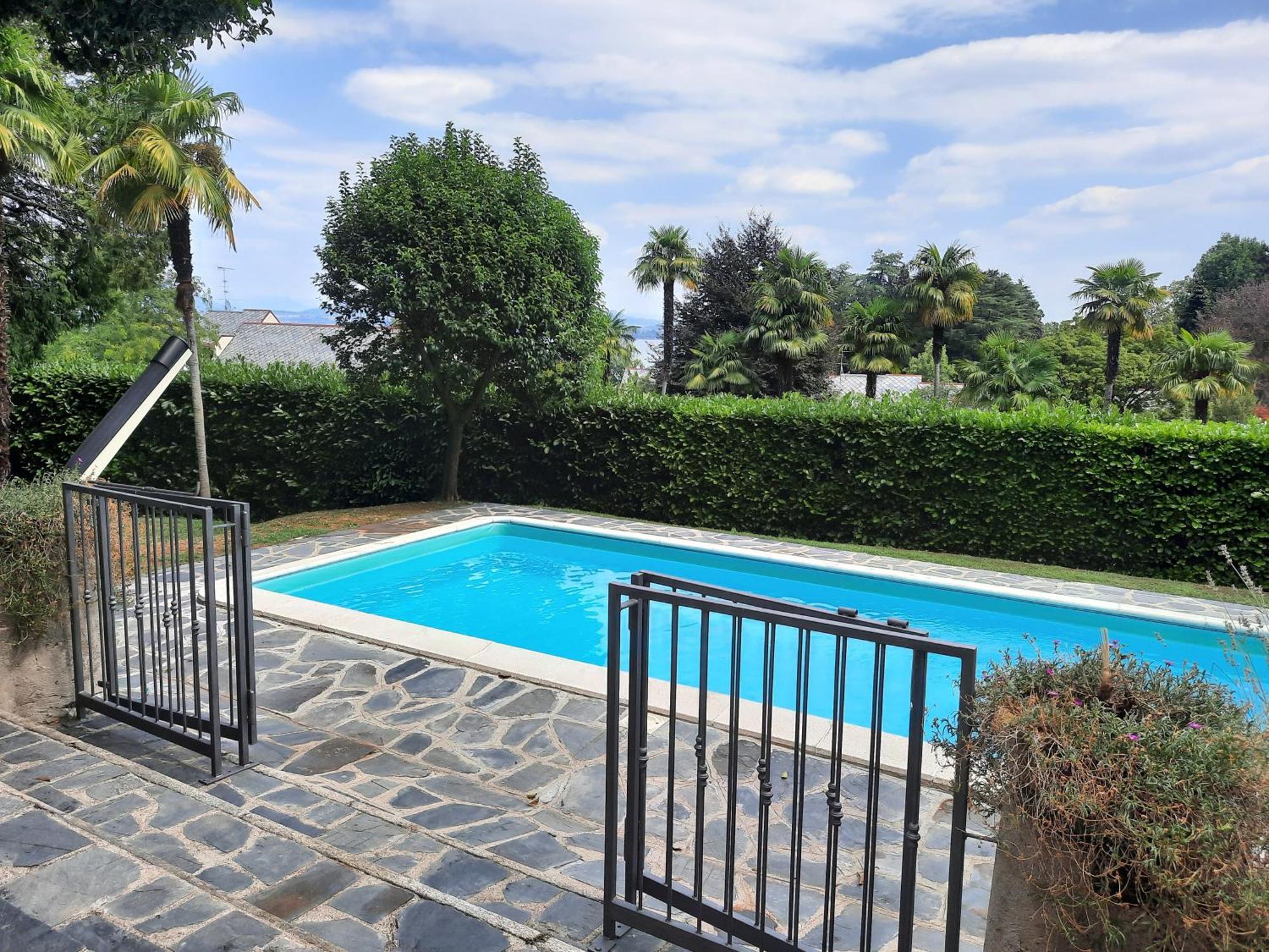 Vsc Apartment - Appartamento In Villa Storica Vista Lago E Piscina Lesa Zewnętrze zdjęcie